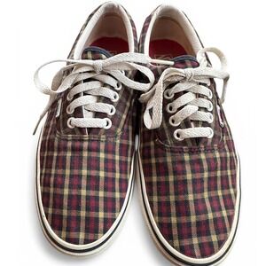 Vans Era Plaid‎ Sneakers Womens Size 8.5 Multi Color Low Top Skate Shoes Good
